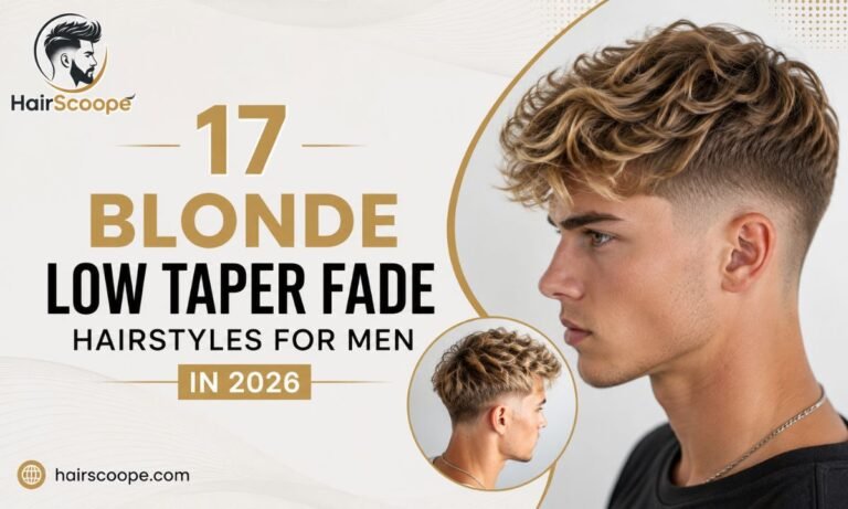 17 Blonde Low Taper Fade Hairstyles for Men