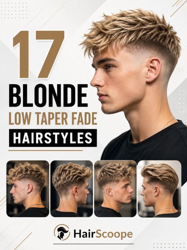 17 Blonde Low Taper Fade Hairstyles