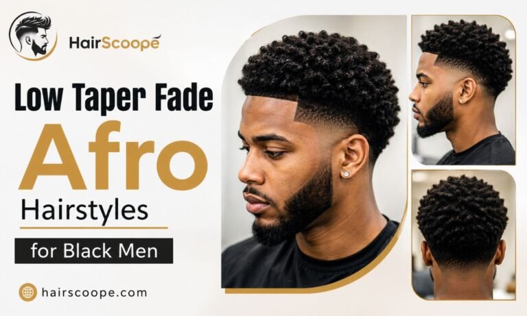 26 Best Low Taper Fade Afro Hairstyles for Black Men