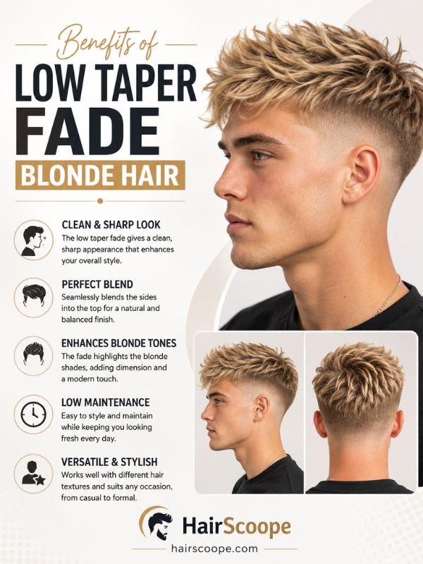 Benefits of Low Taper Fade Blonde Hair
