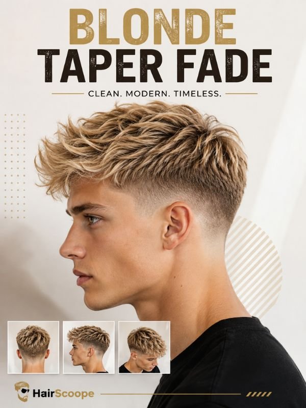 Blonde Taper Fade
