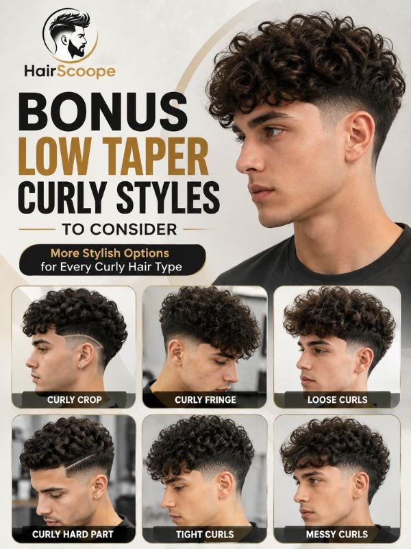 Bonus Low Taper Curly Styles to Consider