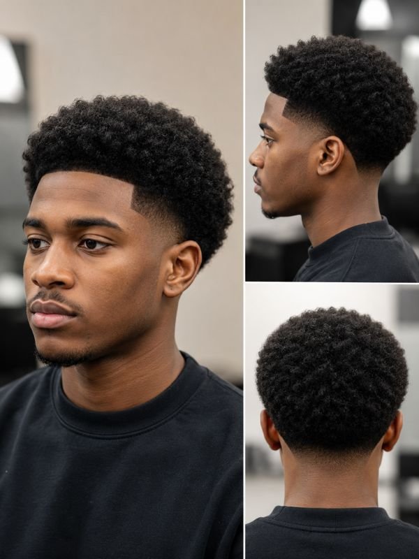 Classic Low Taper Fade Afro