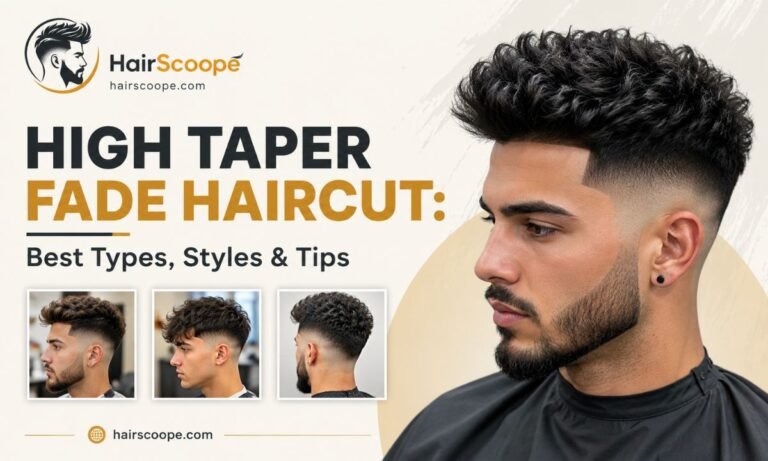 High Taper Fade Haircut Best Types, Styles & Tips