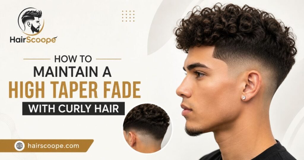 How to Maintain a High Taper Fade with Curly Hair