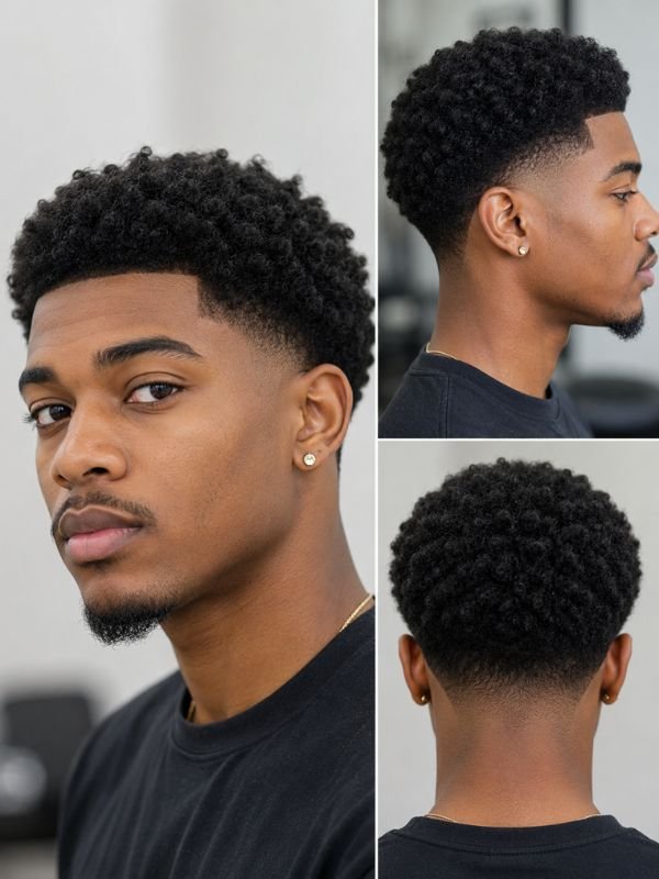 Low Taper Afro for Men
