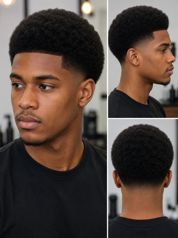 Low Taper Fade Classic Afro