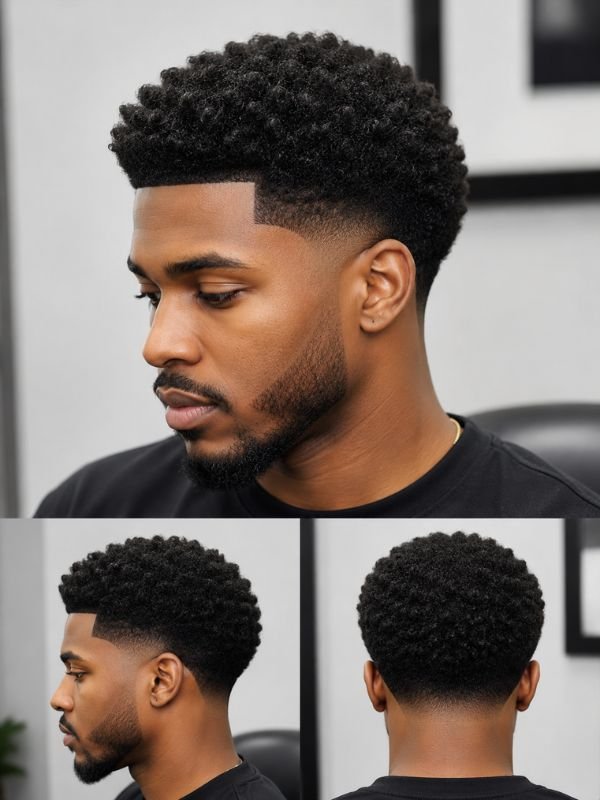 Modern Low Taper Fade Afro