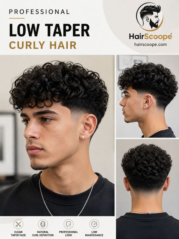 Professional Low Taper Curly Hair