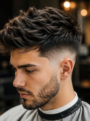 Textured Crop with Skin Fade