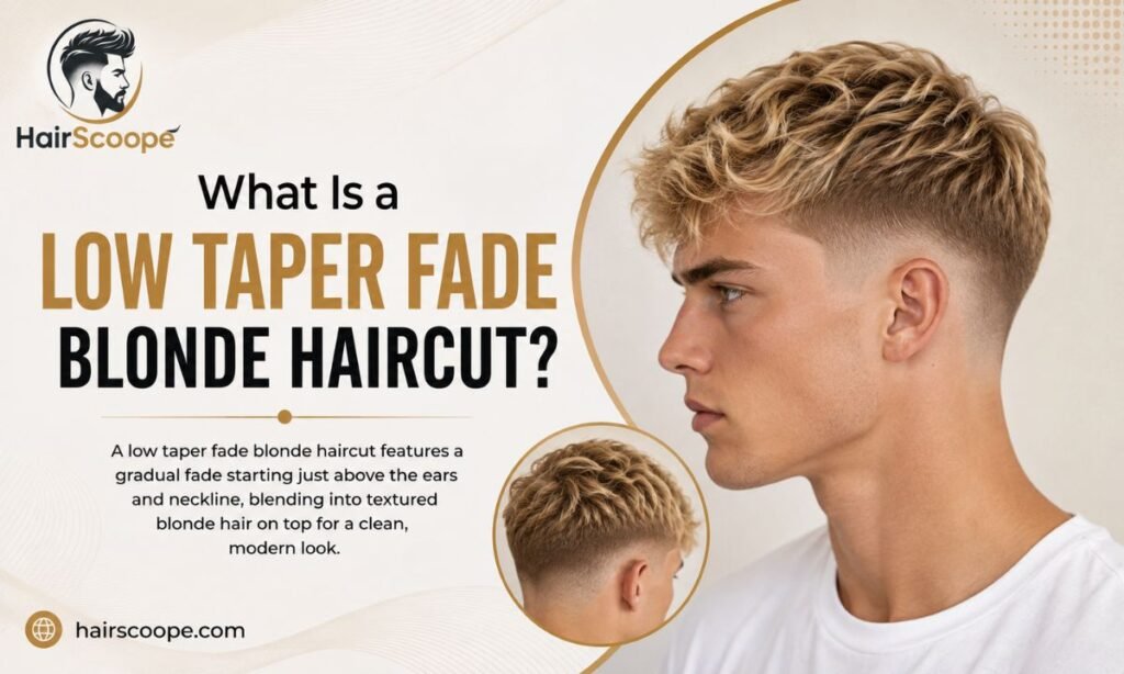 What Is a Low Taper Fade Blonde Haircut