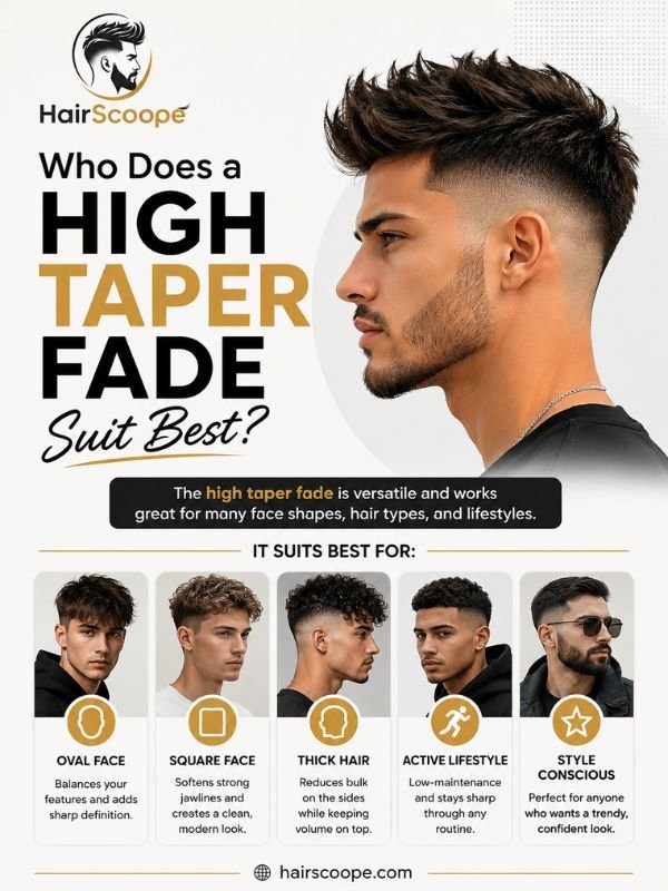 Who Does a High Taper Fade Suit Best