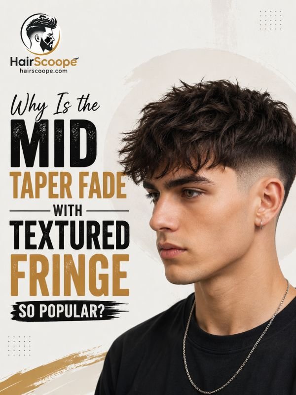 Why Is the Mid Taper Fade with Textured Fringe So Popular