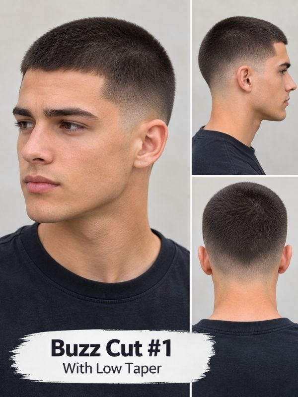 Buzz Cut #1 With Low Taper