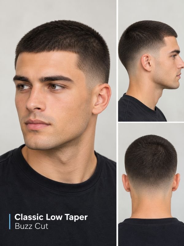 Classic Low Taper Buzz Cut