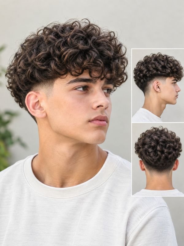Curly Ice Cream Haircut