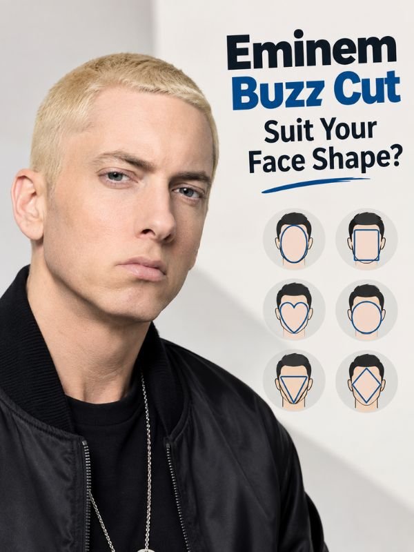 Eminem Buzz Cut Suit Your Face Shape?