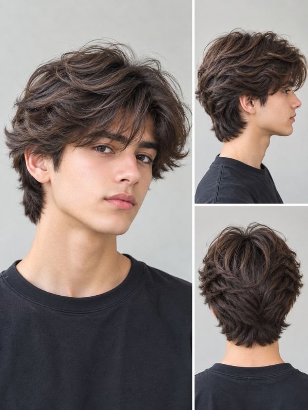 Fluffy Layered Ice Cream Haircut