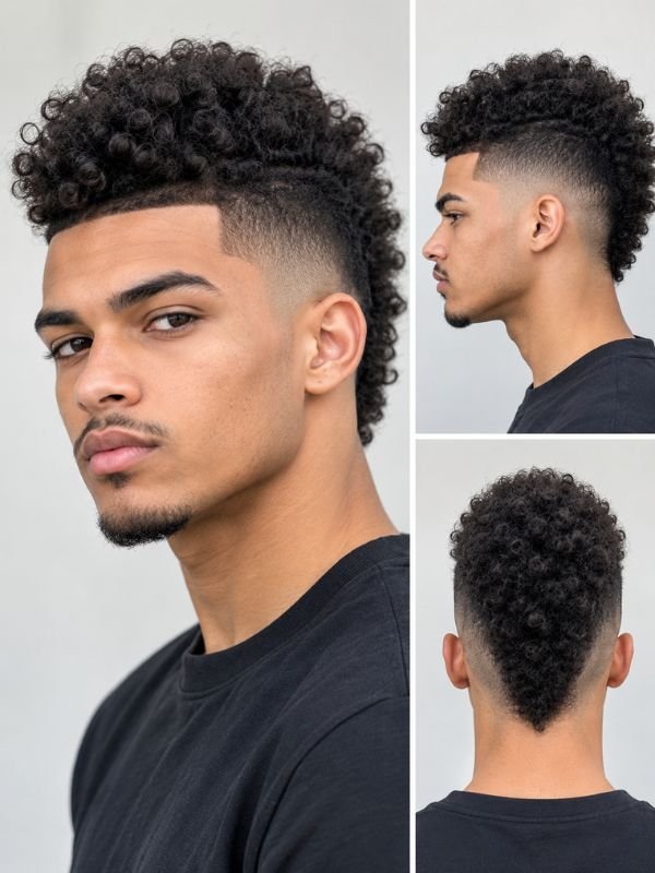 Frohawk with Mid Taper Fade