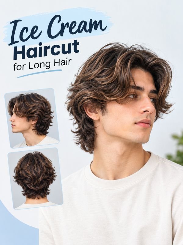 Ice Cream Haircut for Long Hair