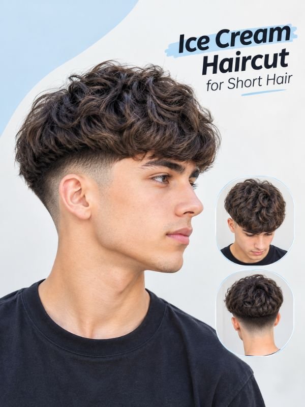 Ice Cream Haircut for Short Hair
