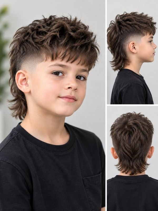 Kids Mullet Fade