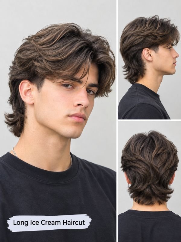 Long Ice Cream Haircut
