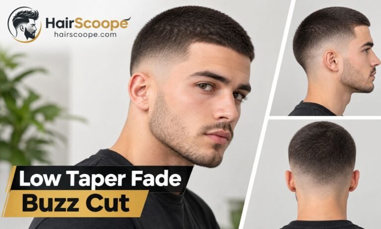 Low Taper Fade Buzz Cut