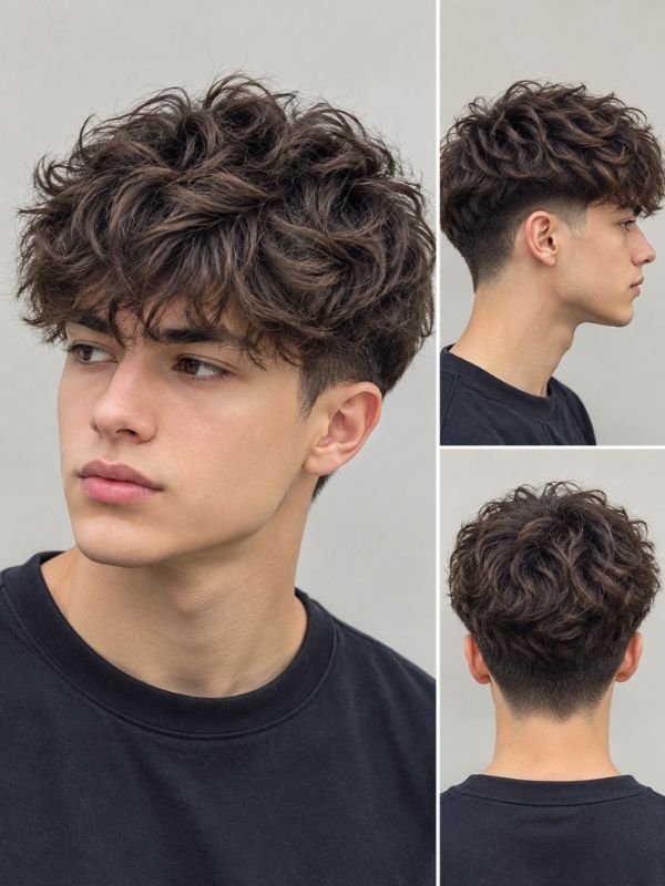 Messy Textured Ice Cream Haircut
