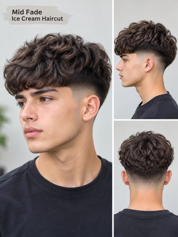 Mid Fade Ice Cream Haircut
