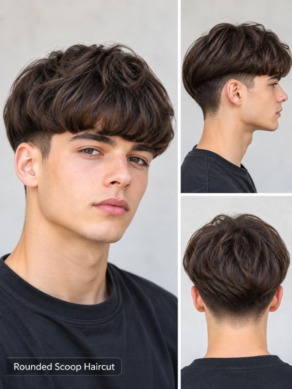 Rounded Scoop Haircut