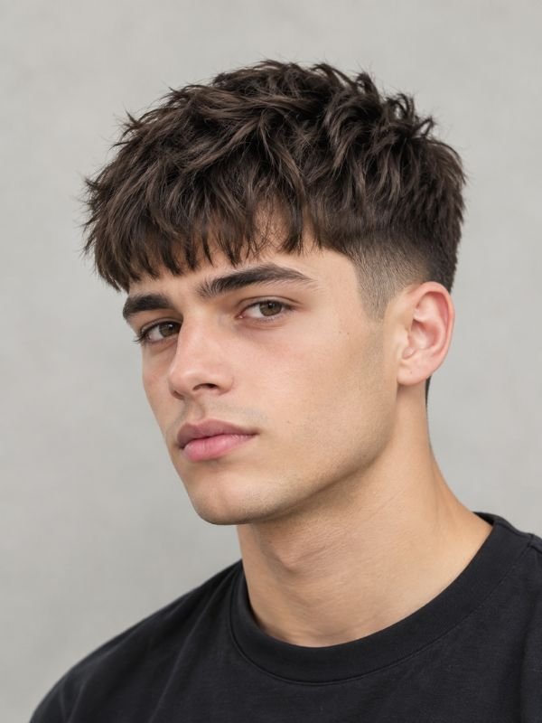 Short Textured Fringe