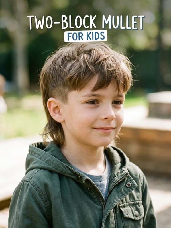 Two-Block Mullet for Kids