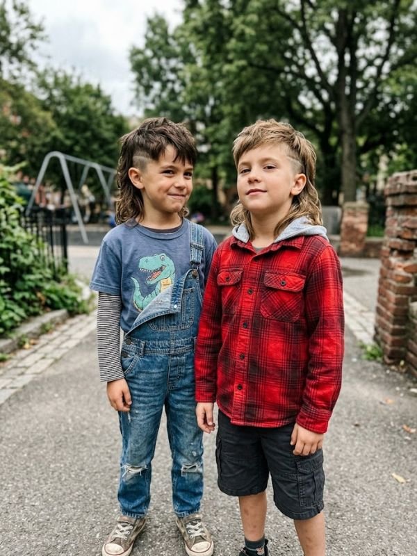 Undercut Mullet Kids