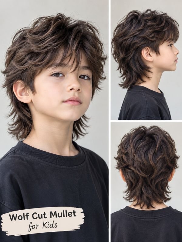 Wolf Cut Mullet for Kids