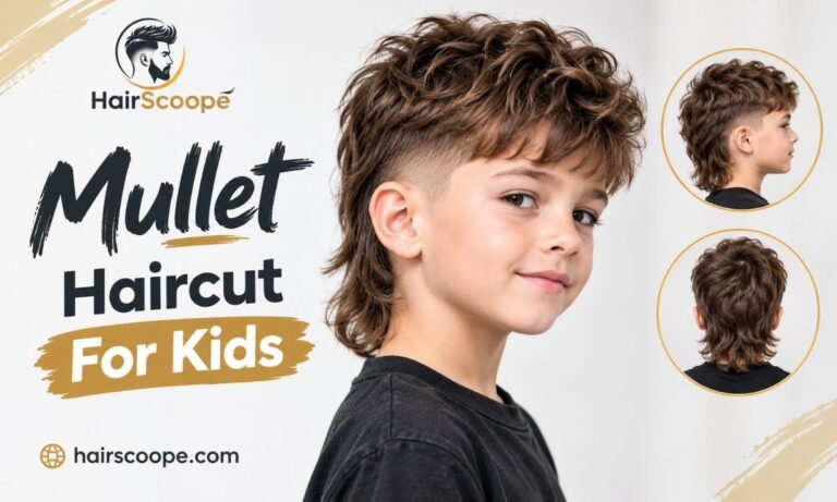 mullet haircut for kids