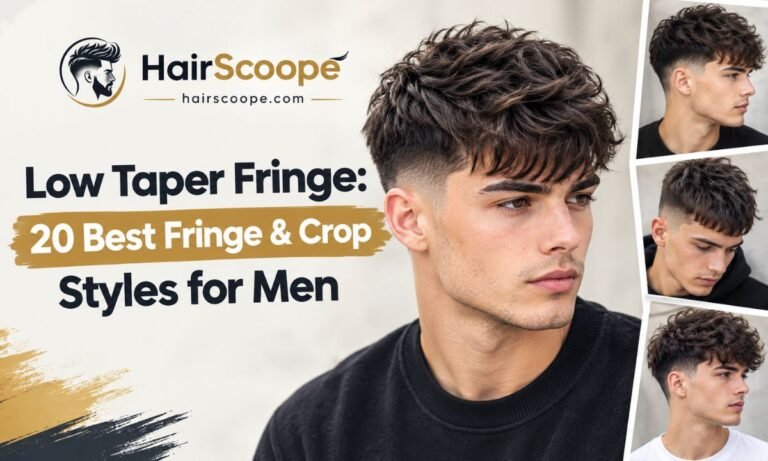 Low Taper Fringe 20 Best Fringe & Crop Styles for Men (2026)