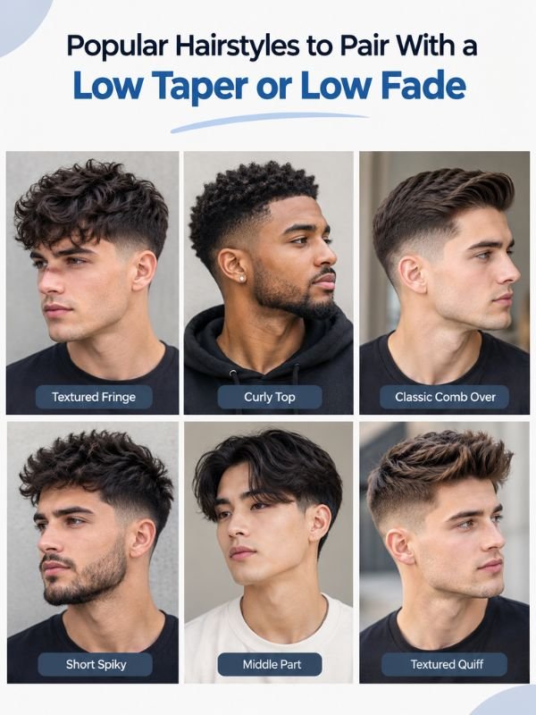 Popular Hairstyles to Pair With a Low Taper or Low Fade